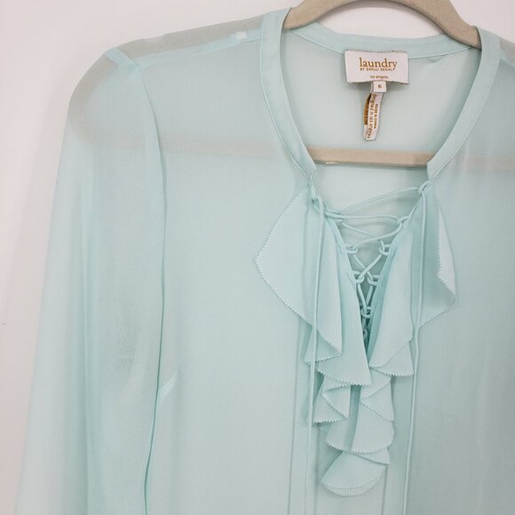 Laundry by Shelli Segal Ruffle Trim Top - Picture 3 of 7